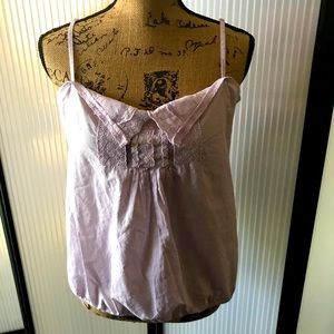 BCBG Girls spaghetti strap summer top. Pale purple